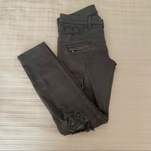 Hudson Colby ankle Moto skinny cargo jeans
